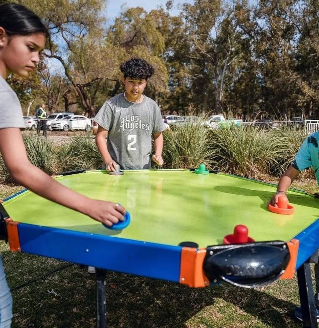 Penta tejo para 5 jugadores, funciona con electricidad 220V y disco incluido